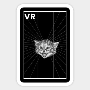 Vr cat Sticker
